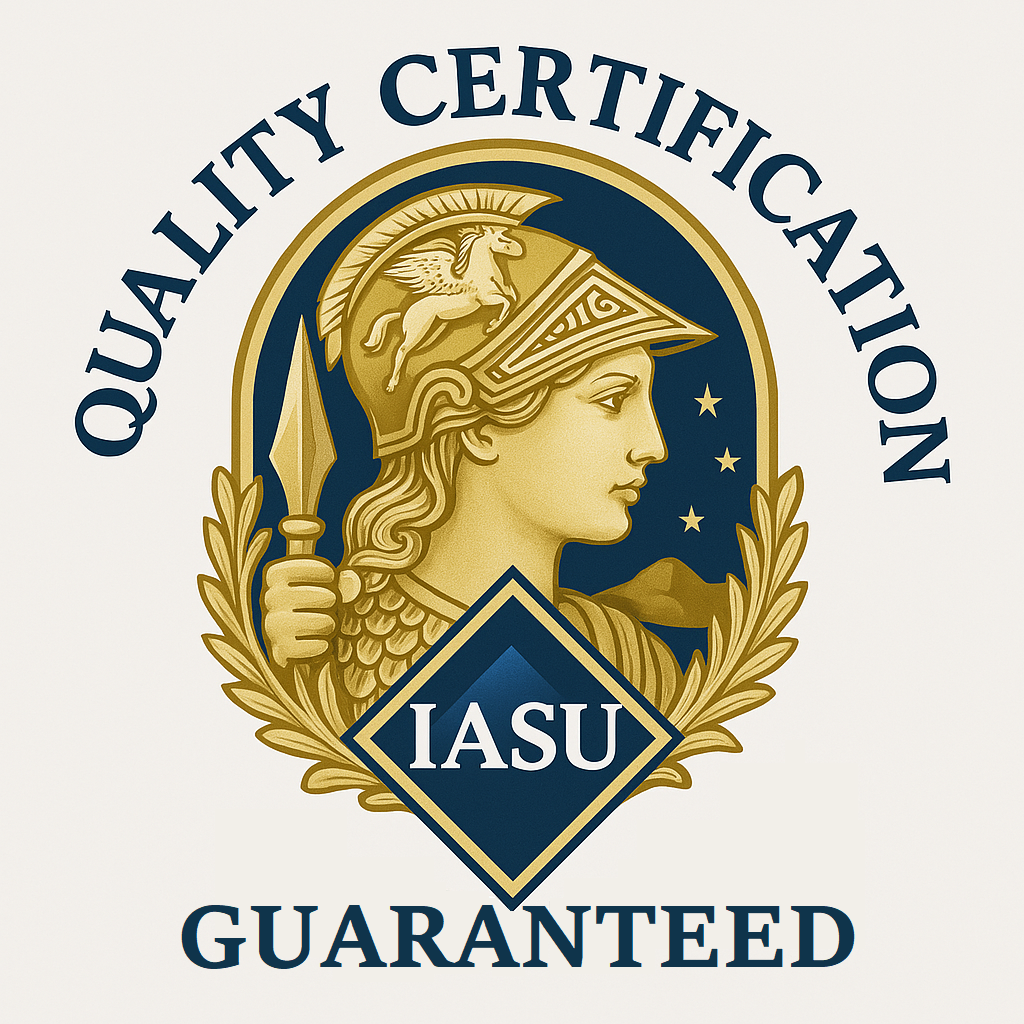 Marchio Quality Certification IASU Guaranteed